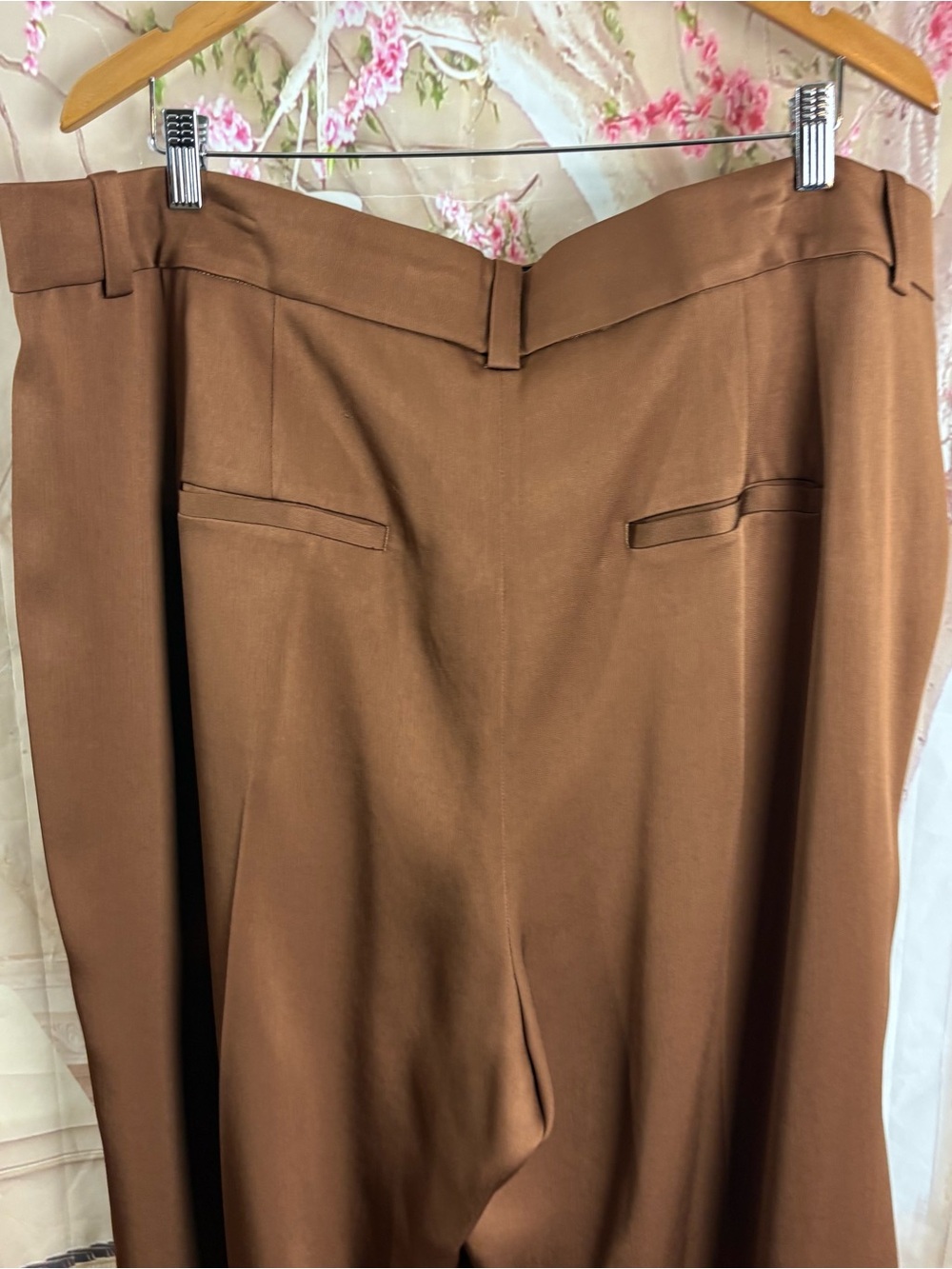 NEW Vince Brown Wide-Leg Pleated Pants - Picture 6 of 10